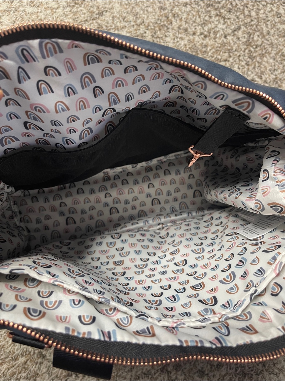 Petunia Pickle Bottom Pivot Pack Diaper Bag Backpack Indigo/Blush - Picture 7 of 11